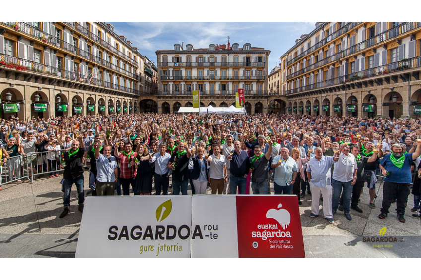 The great day of the cider arrived in Donostia